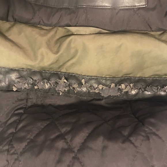 Garage Women Green/Black Bomber Jacket  XS - Picture 8 of 16